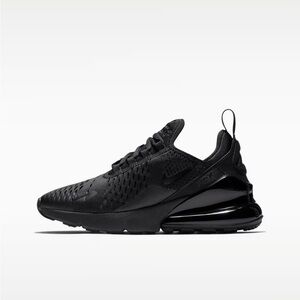 Big Kids Nike AirMax 270 Black size 6.5Y
